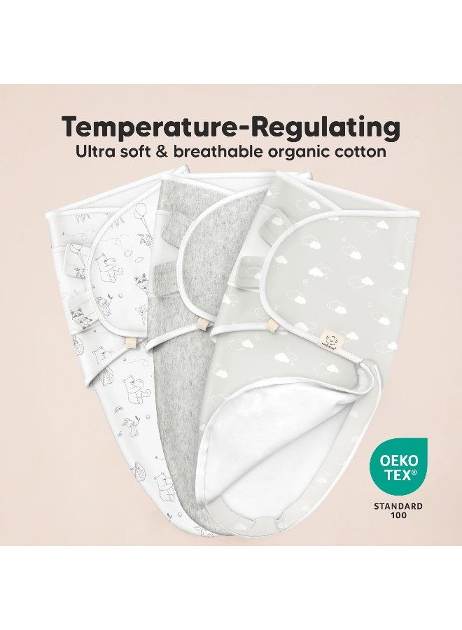 KeaBabies Soothe Zippy Swaddle Wrap 3 Pack, Easy Zip Swaddle, Butterflies - Image 5