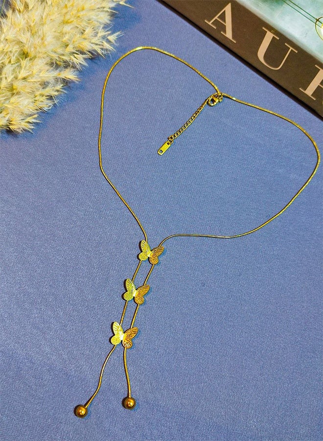 سلسله من الاستانلس ستيل النقي بدلايه 3 فرشات - إكسسوار فاخر للسيدات مصنوع من الاستانلس ستيل الخالص المقاوم للصدا وتغيير اللون - اكسسوارات حريمي_ اكسسوارات استانلس - اكسسوارات حريمي استانلس - مجوهرات ـ اكسسوارات. - Image 4