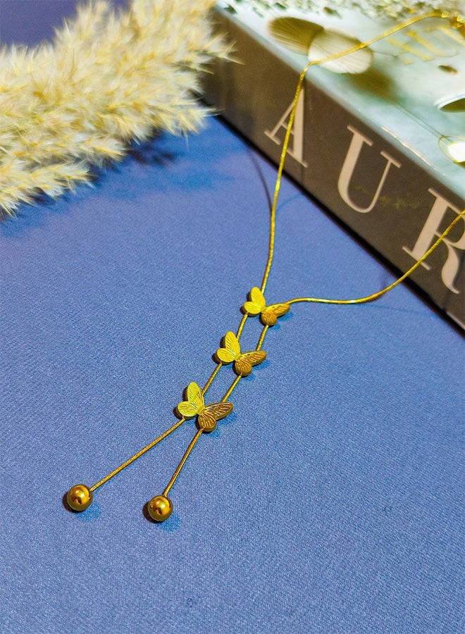 سلسله من الاستانلس ستيل النقي بدلايه 3 فرشات - إكسسوار فاخر للسيدات مصنوع من الاستانلس ستيل الخالص المقاوم للصدا وتغيير اللون - اكسسوارات حريمي_ اكسسوارات استانلس - اكسسوارات حريمي استانلس - مجوهرات ـ اكسسوارات. - Image 1