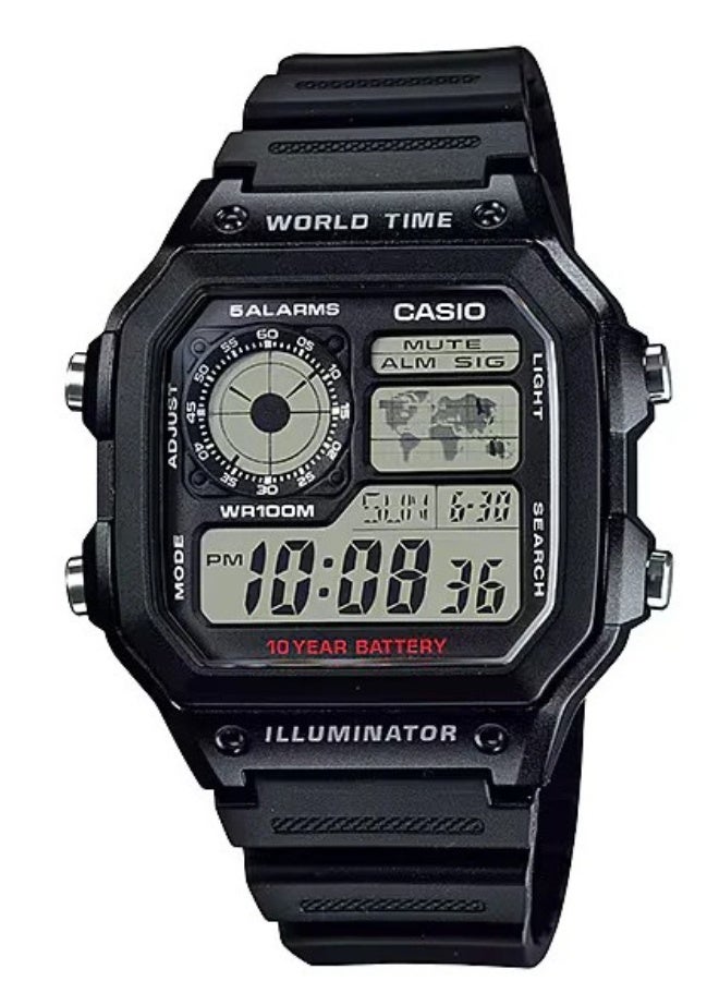 كاسيو CASIO Digital Men Watch AE-1200WH-1AVDF - Image 1