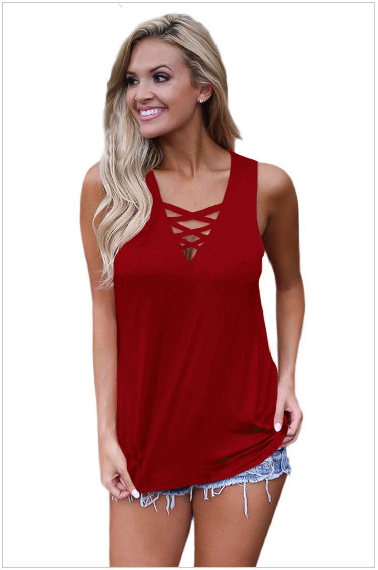 Solid Color Fine Fabric Top - Soft Comfy Wear-Resistant Stylish Body Fit Garment for Trendy Fashion Enthusiasts - Image 2