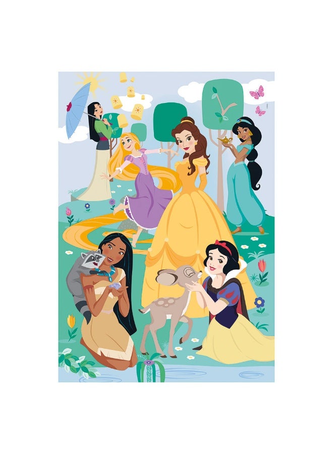 Clementoni Disney Princess Super Color Jigsaw Puzzle (104 Pieces) - Image 2