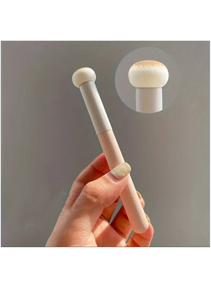 BOLREUS 3 Pcs Mushroom Head Makeup Ball Round Head White Latex-Free Sponge, Dual Use Wet and Dry Foundation Blender, Concealer for Flawless Application - Image 4