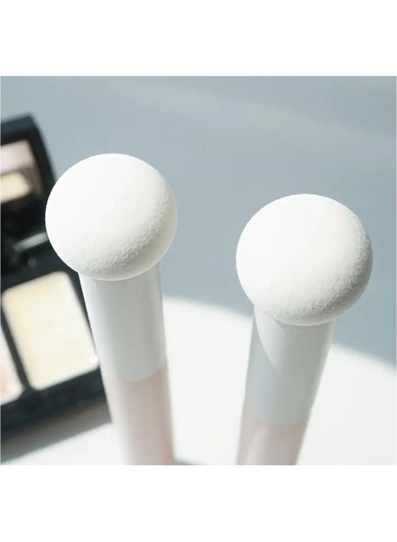 BOLREUS 3 Pcs Mushroom Head Makeup Ball Round Head White Latex-Free Sponge, Dual Use Wet and Dry Foundation Blender, Concealer for Flawless Application - Image 5