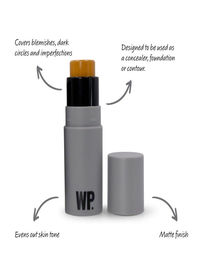 War Paint for Men Multi-Use Complexion Concealer and Foundation Stick, Evens Skin Tone and Covers Blemishes and Dark Circles, Quick Application S6 Medium Deep 0.26 fl Oz - Image 2