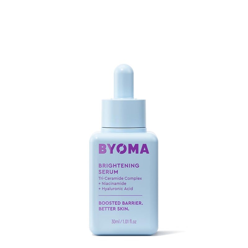 BYOMA Brightening Serum - Barrier Repair Serum - Brightening & Hydrating Face Serum with Hyaluronic Acid, Niacinamide & Ceramides - Hyaluronic Acid Serum For Face, Glowing, Radiant Skin - 1.01 fl. oz - Image 1
