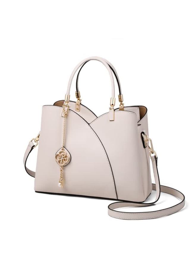 Yuyula Leather Handbag, Women's Bag, Tote Bag For Mothers, Middle-aged Shoulder Crossbody Bag, Birthday Gift With High-end Feel For Girlfriend Or Wife - Image 2