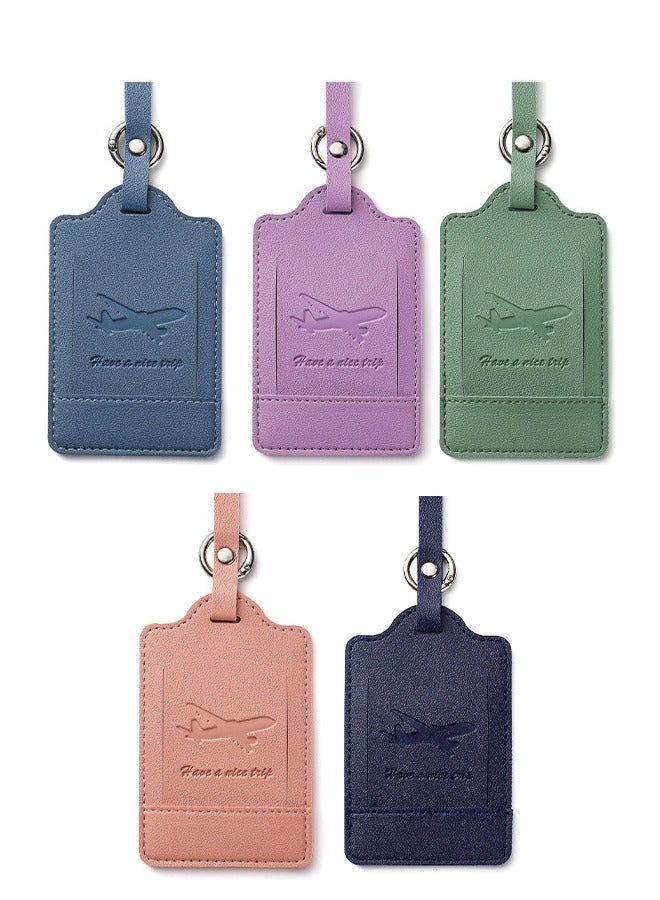 Generic 5 Piece Luggage Tags Suitcase Identify Labels for Travel Accessories and Travel Bags  - Image 1