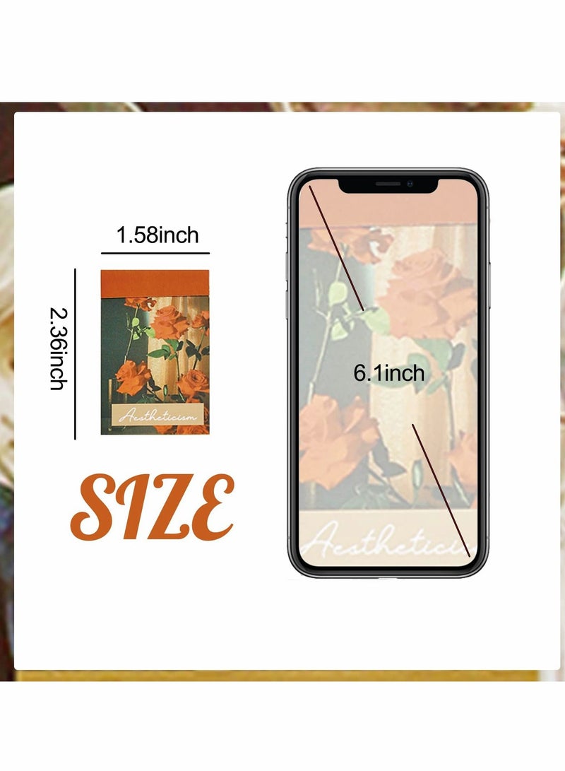 Excefore Washi Stickers Set Vintage Aesthetic Sticker Book for Journaling,DIY Decorative Paper Sticker Decals for Bullet Journal Art Scrapbooking Diary Card Craft Gift Album Notebook Stationery,6 Sets 300 Pcs - Image 3