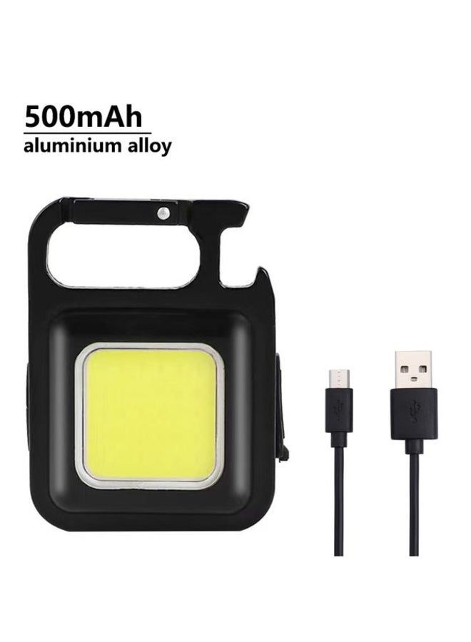 1-20pcs LED Flashlight Work Light Portable Pocket Flashlight Keychain USB Rechargeable for Outdoor Camping Small Light Corkscrew