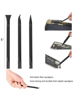 Rubik 3pcs Plastic Scraper, Multi-Purpose Non-Scratch Cleaning Tools for Small Narrow Spaces and Gaps, Perfect to Remove Stickers, Labels, Oil Stains, Food, Dirt  - Image 4