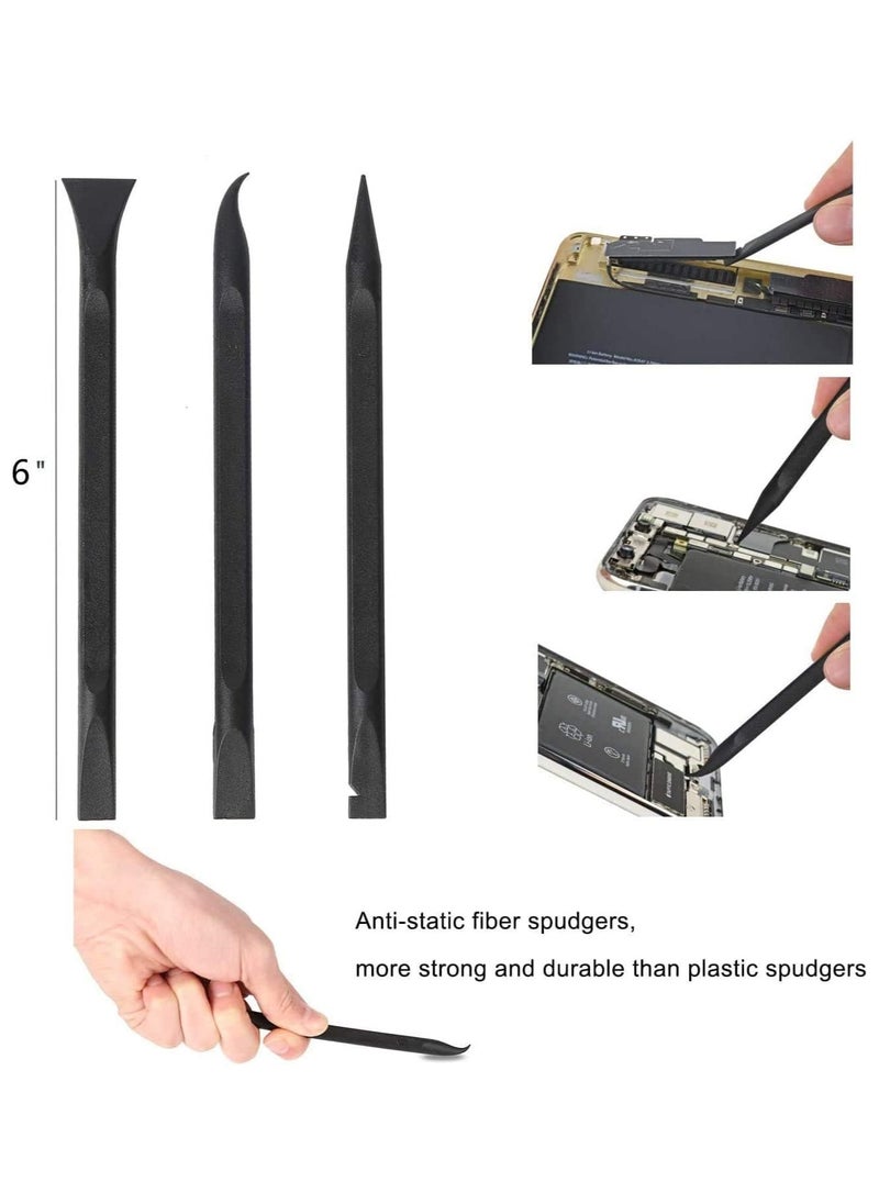 Rubik - 3pcs Plastic Scraper, Multi-Purpose Non-Scratch Cleaning Tools for Small Narrow Spaces and Gaps, Perfect to Remove Stickers, Labels, Oil Stains, Food, Dirt - Image 1
