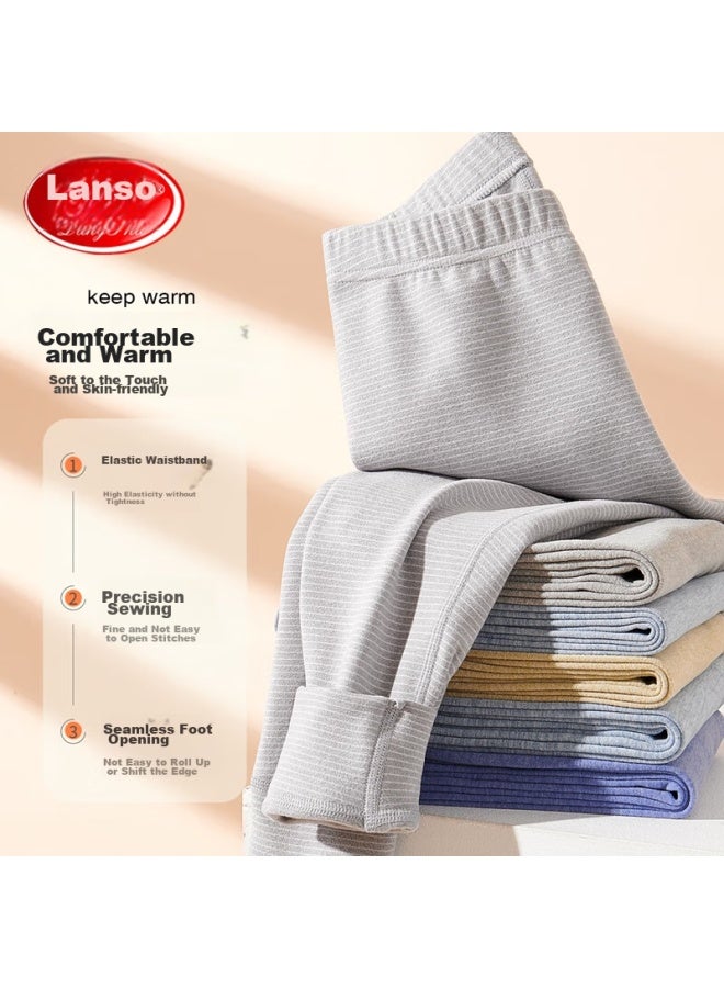 LANG SHA Langsha [double-sided Brushed] Children's Autumn Pants, Boys And Girls High School Student Uniform Essential, Baby Warm Autumn And Winter Sleepwear  - Image 3