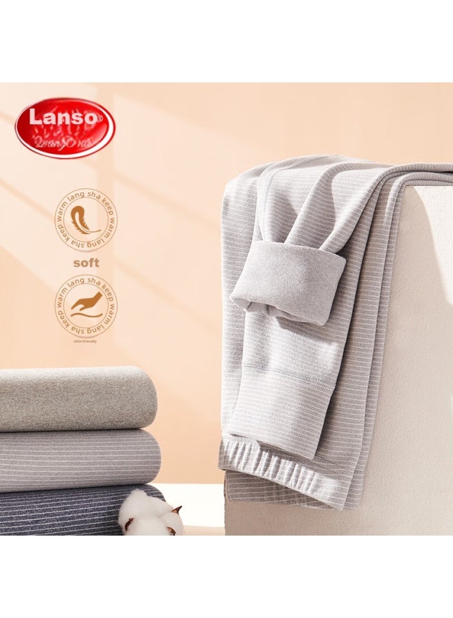 LANG SHA Langsha [double-sided Brushed] Children's Autumn Pants, Boys And Girls High School Student Uniform Essential, Baby Warm Autumn And Winter Sleepwear  - Image 4