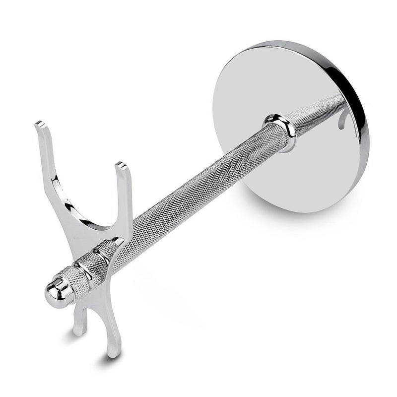 CHARMMAN Safety Razor and Shaving Brush Stand, Extra Wide Openings, Wider Base, Manly Look - Image 1