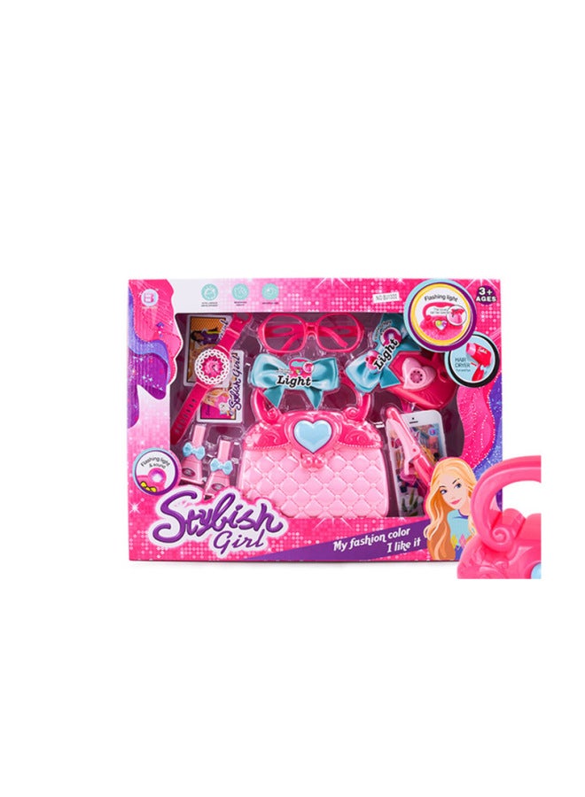 Girls Children's Accessories Toys Simulation Play House Toy Set Children's Dressing Role-playing Toys-Color:CJ-1236075 - Image 5