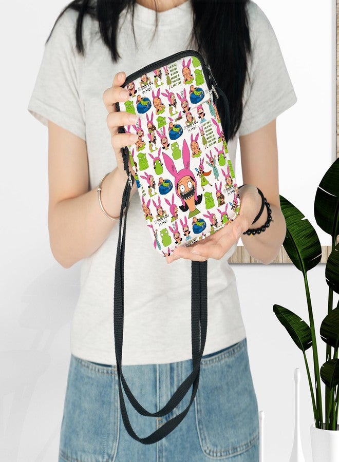 LEVLO حقيبة كروس بودي ليفلو لويس بيلشر، منتجات بوب برجرز، للبالغين من الجنسين، متوسطة (سأراك حقيبة سي) - Image 3