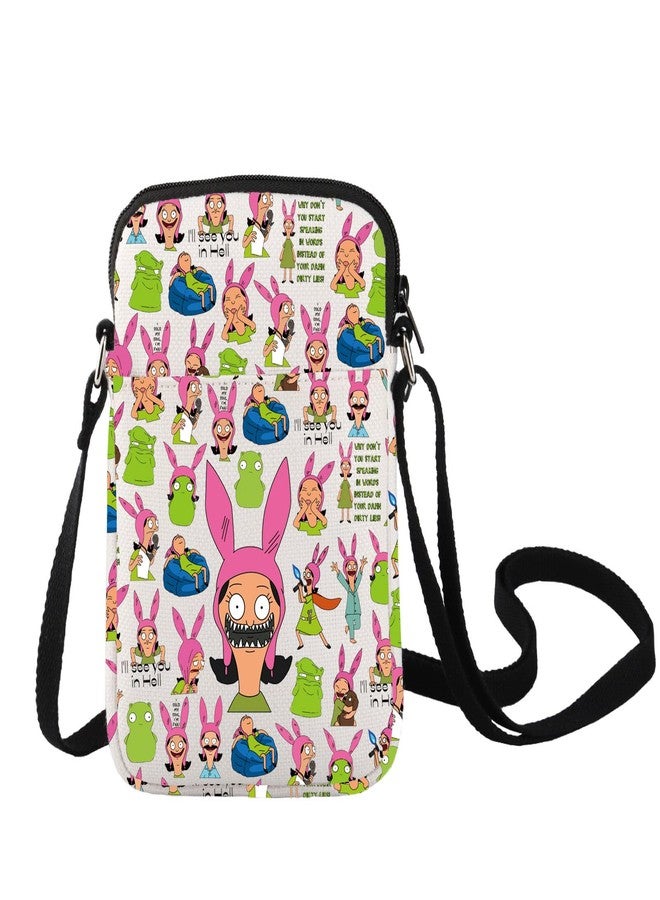 LEVLO حقيبة كروس بودي ليفلو لويس بيلشر، منتجات بوب برجرز، للبالغين من الجنسين، متوسطة (سأراك حقيبة سي) - Image 1