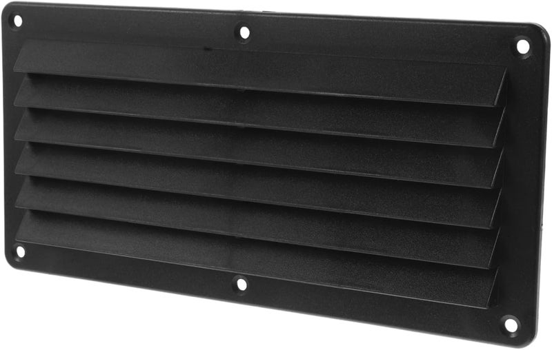 Black RV Air Vent Outlet Top Mounted Exhaust Louver for Truck Air Circulation - Image 1