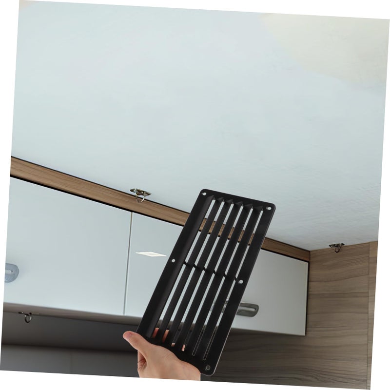 Black RV Air Vent Outlet Top Mounted Exhaust Louver for Truck Air Circulation - Image 5