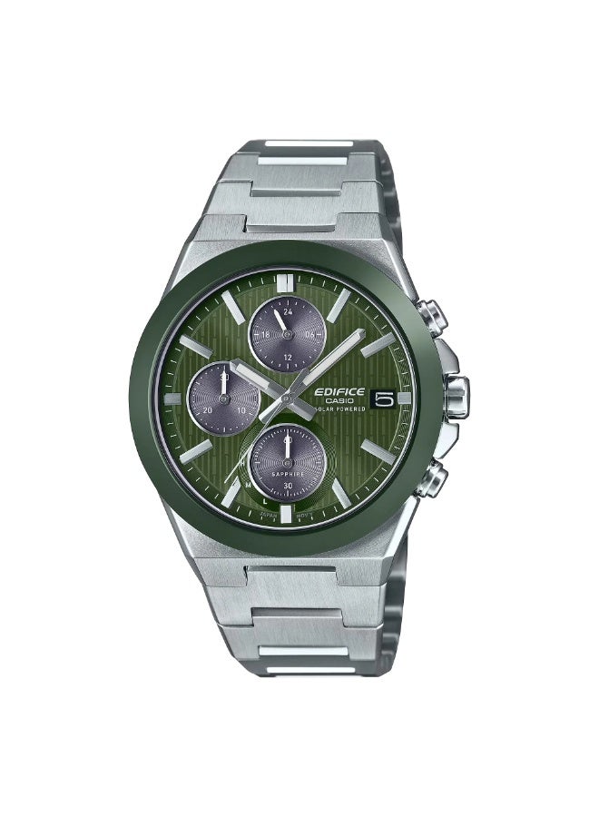 كاسيو ساعة كاسيو إيديفيس كرونوغراف تعمل بالطاقة الشمسية للرجال EFS-S650D-3ADF - Image 1