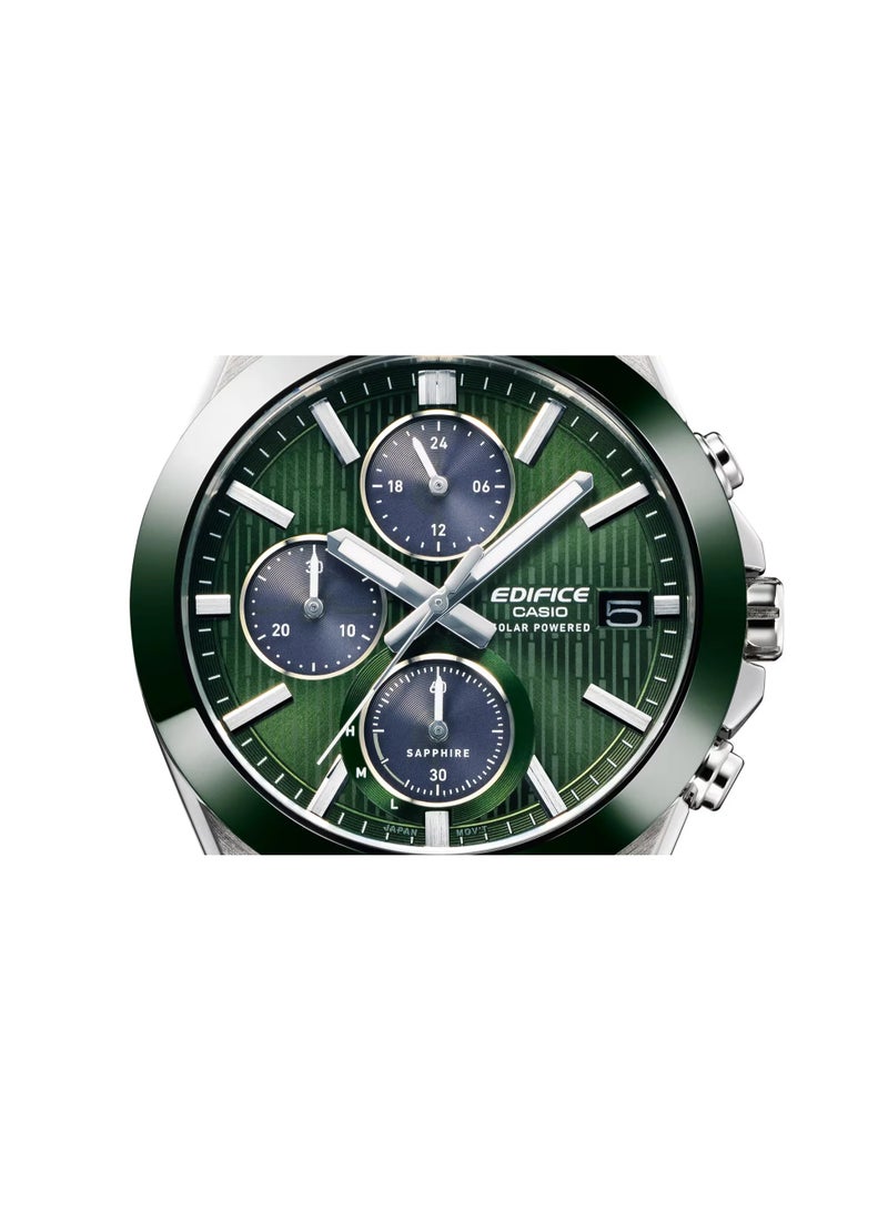 كاسيو ساعة كاسيو إيديفيس كرونوغراف تعمل بالطاقة الشمسية للرجال EFS-S650D-3ADF - Image 2