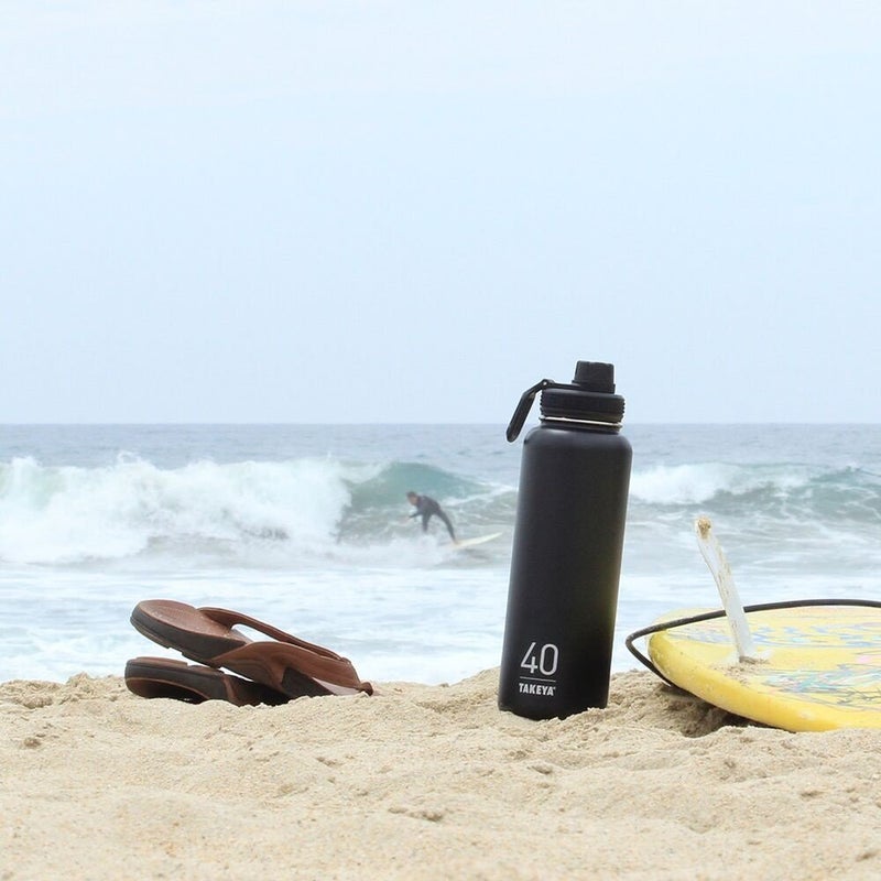 Takeya Takeya Originals Bottle Replacement Lid, Spout, Black  - Image 3
