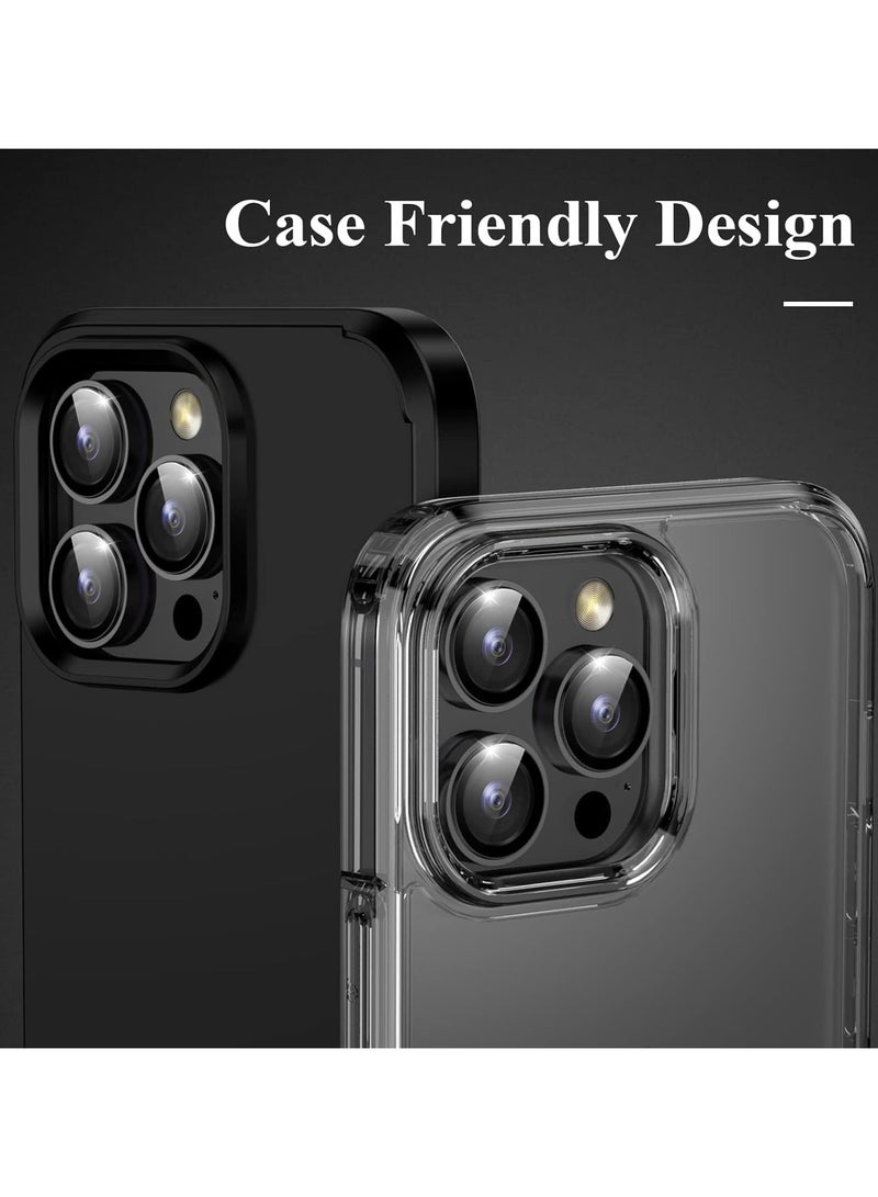 iphone 14 pro/ 14promax camera lens protector black - Image 4