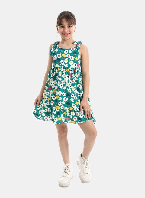 Tie Shoulder Dress