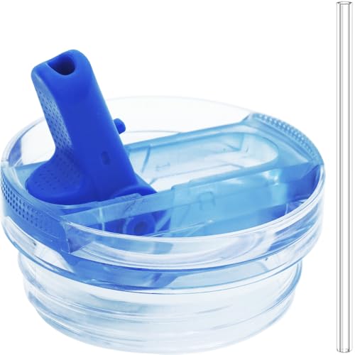 Dreamfocus 14 oz Leak Proof Flip Straw Lid Replacement for Stanley 14 oz Quencher H2.0 and ProTour Tumbler - Image 1