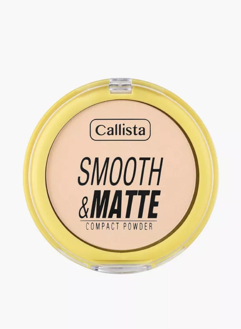 Callista Smooth & Matte Compact Powder 12 - Warm Beige