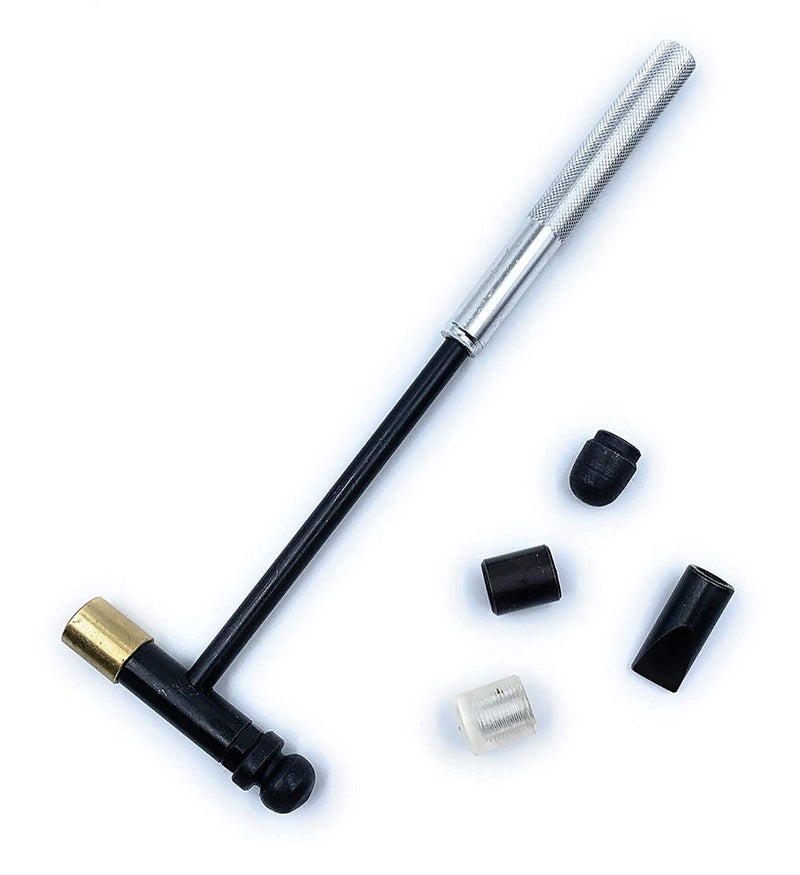 Fozti Hobby Hammer 6 Heads for Chasing Flattening on Soft Metals for Jewellery Making Watchmaking Beading Carpentry Leather Crafting Metal Workshop Model Making GoldsmithSilversmithCraft DIY - Image 2