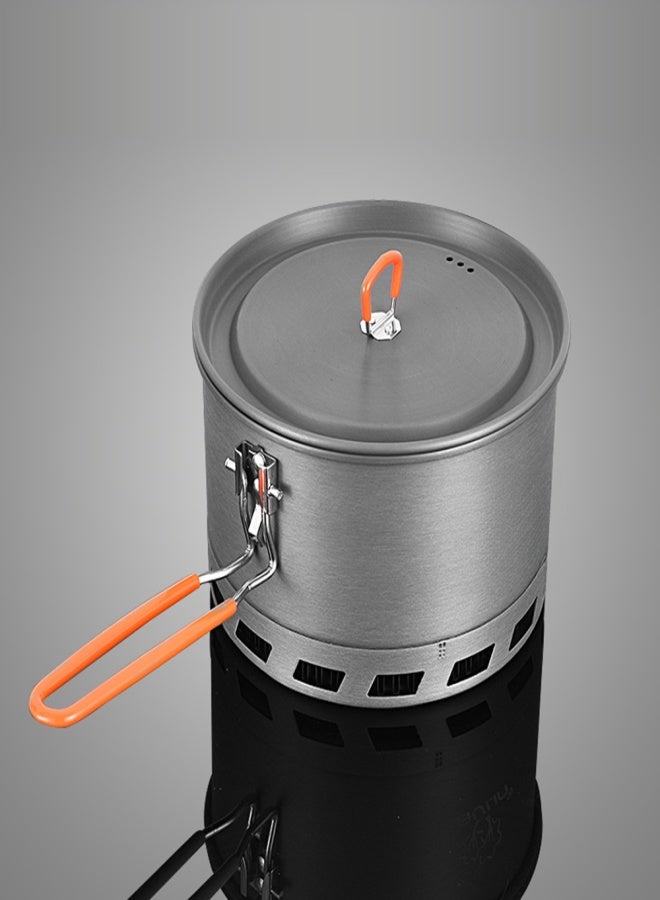 Bulin 1.5/2.1L Outdoor Camping Traveling Hiking Heat Collection Pot Cooking Tableware - Image 4