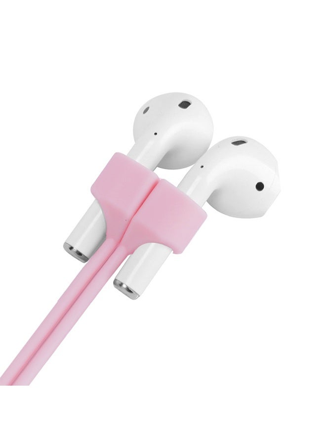 4 Pcs AirPods Strap 55cm, Soft Silicone Anti Lost Cord Silicone Sports Lanyard, Sports Lanyard and Ear Hook for Wireless Bluetooth Earphone - Image 4