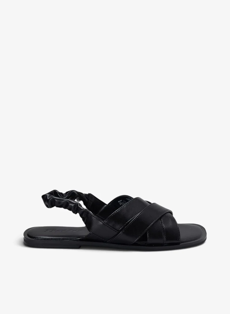 Bata Cross Strap Slingback Sandals