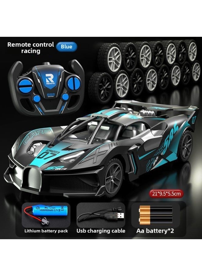 Remote Control Car Charging Edition Wireless Racing Car Drift Fans Small Electric Year Old Boy Toy Car-Color:Large Remote Control Biscuit Gatdi Sports Car -Scale:Deluxe Version - Image 1