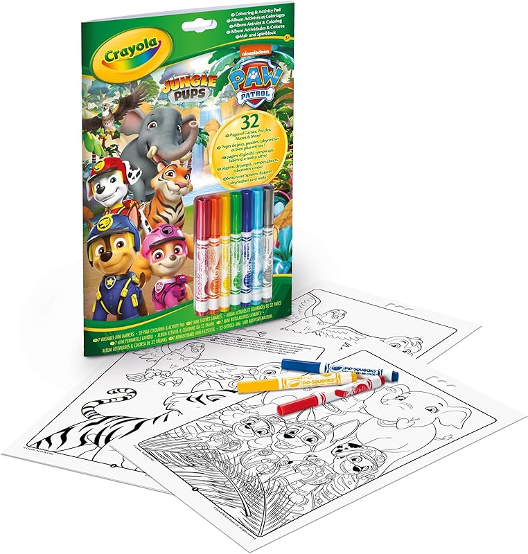 Crayola Paw Patrol Color Wonder, Mess Free Coloring Pages & Markers, Gift, Kids (04-6918)