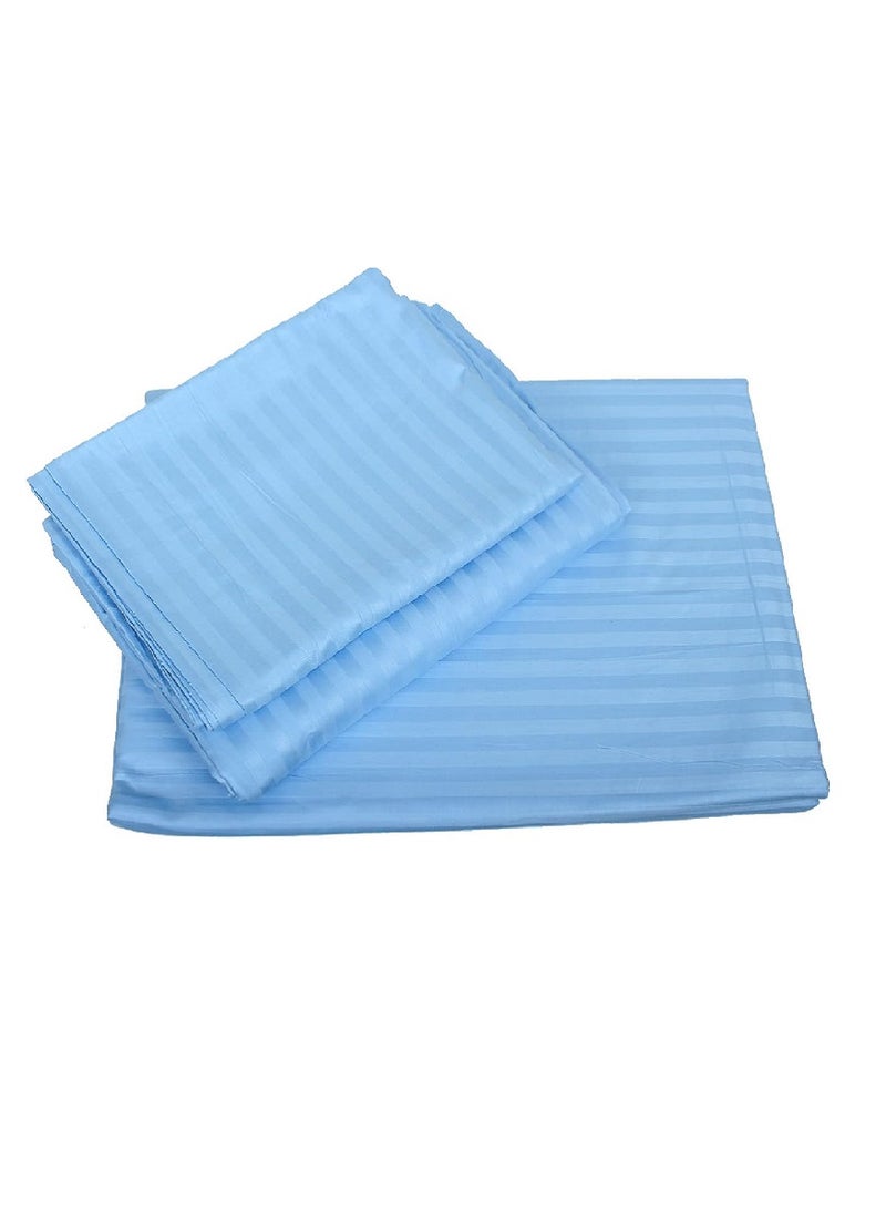 Blueberry Extra Deep Pocket Sheets 100% Cotton 3 Piece Sheet Set 120x200+15cm - Image 1