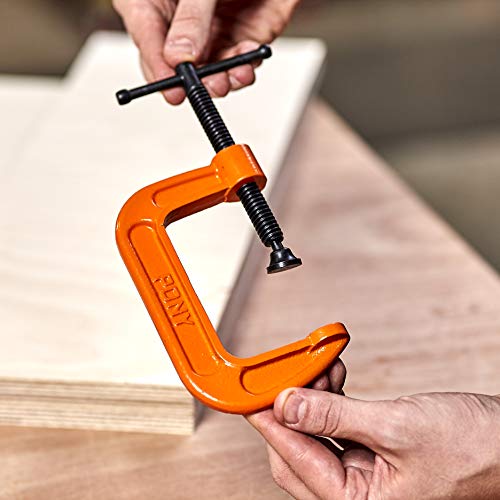 Pony Jorgensen 2630 3-Inch C-Clamp, Orange - Image 3
