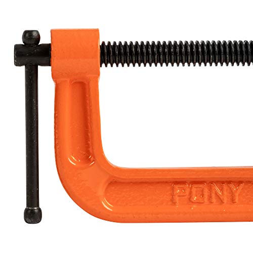Pony Jorgensen 2630 3-Inch C-Clamp, Orange - Image 2