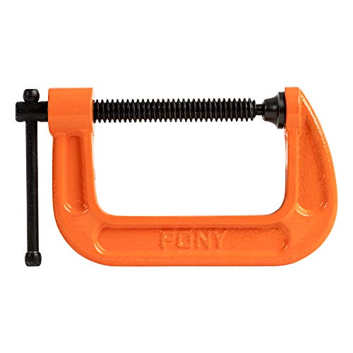 Pony Jorgensen 2630 3-Inch C-Clamp, Orange - Image 1