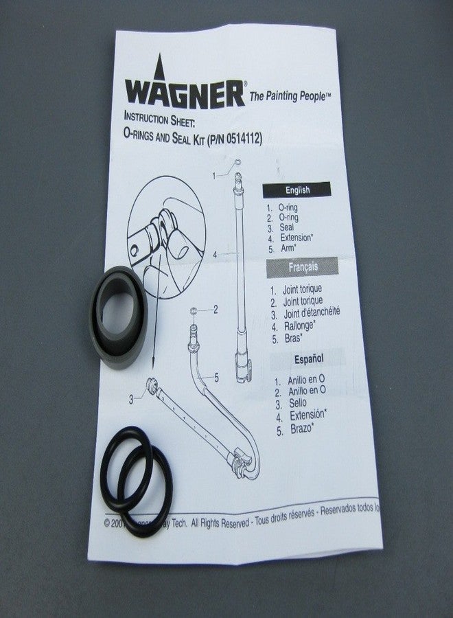 Wagner 0514112 or 514112 Seal Kit for Snap Roller Arm - Image 4