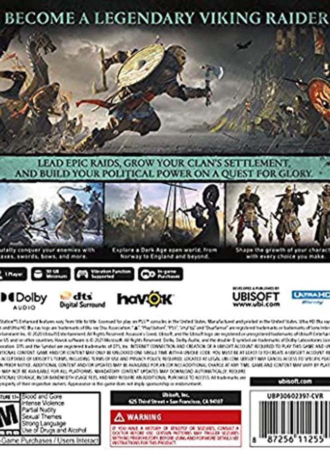 أوبيسوفت لعبة الفيديو "Assassin's Creed : Valhalla" (إصدار عالمي) - مغامرة - playstation_5_ps5 - Image 2