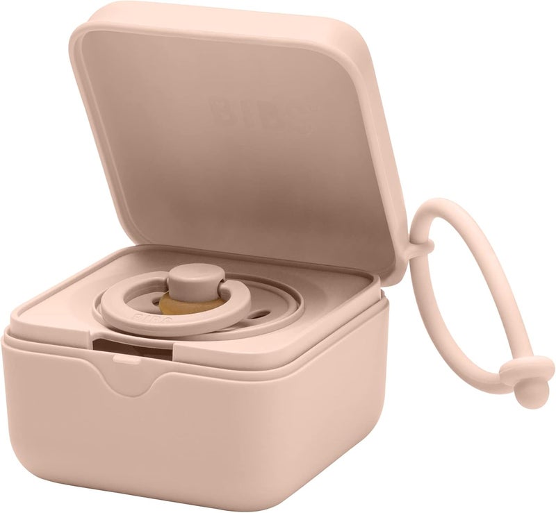 BIBS Blush Pacifier Box with Strap - Image 2