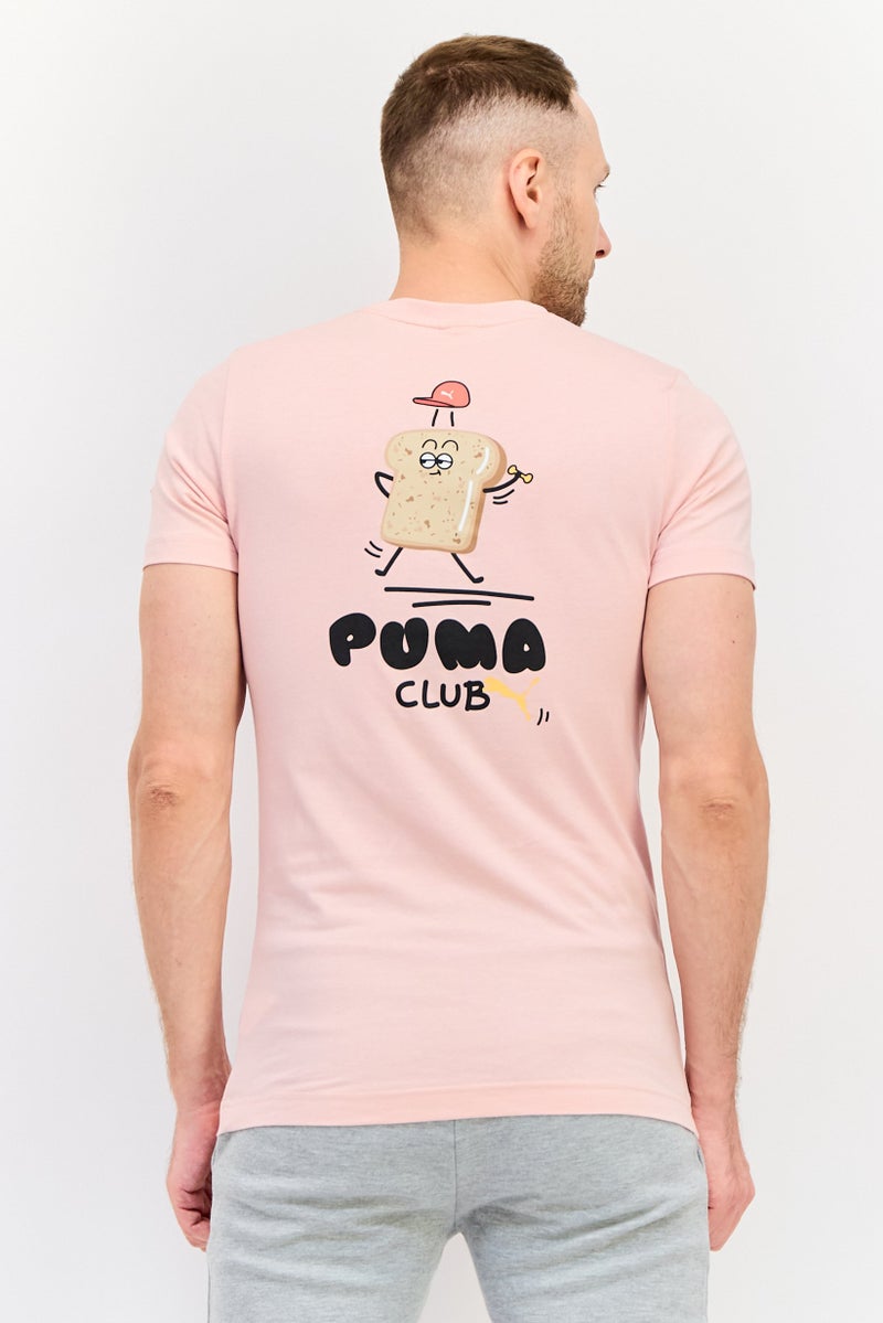 PUMA Men Slim Fit Short Sleeves Outdoor T-shirt, Baby Pink - Image 3