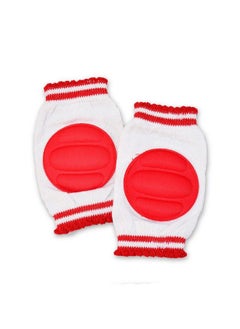 Oblivion Unisex Baby Knee Pads For Crawling And Elbow Safety Protector Stretchable Anti Slip Padded Elastic Soft Cotton Comfortable Knee Cap For Kids ; Learn To Crawl Socks ; Multicolor ; 4 Pair ;  - Image 3