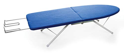 Camco Folding Ironing Board- Easily Folds for Convenient Storage After Each Use Perfect for Traveling, RVs and Campers- (43904), Blue and White - Image 4
