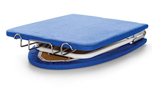 Camco Folding Ironing Board- Easily Folds for Convenient Storage After Each Use Perfect for Traveling, RVs and Campers- (43904), Blue and White - Image 2