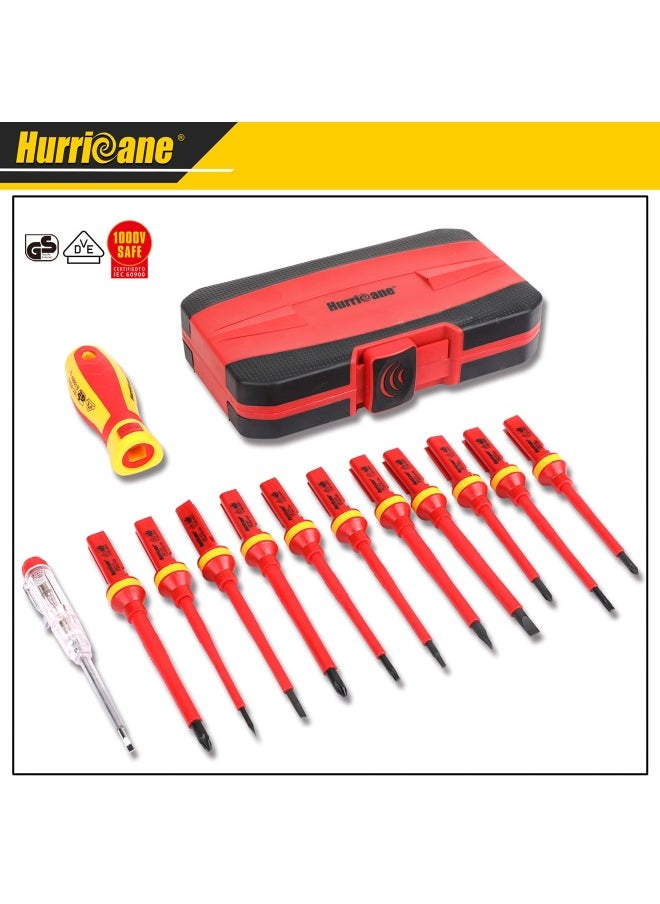 1000V Insulated Electrician Screwdriver Set All-In-One Premium Professional 13-Pieces Cr-V Magnetic Phillips Slotted Pozidriv Torx Screwdriver - pzsku/ZDC2DF7E44164BFEE3CEEZ/45/_/1721975702/2b587f18-bd52-457c-9604-f4ea8d407e4c