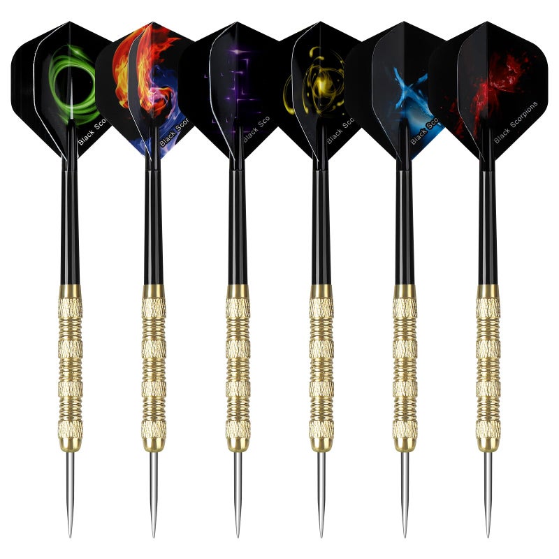 Accmor 90pcs Standard Dart Flights Set, Dart Flights for Steel Tip Darts/Soft Plastic Tip Darts, Dart Replacement Flights Accessories - Image 5